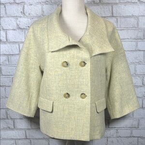 Talbots Women's Tweed Wool Double-Breasted Jacket